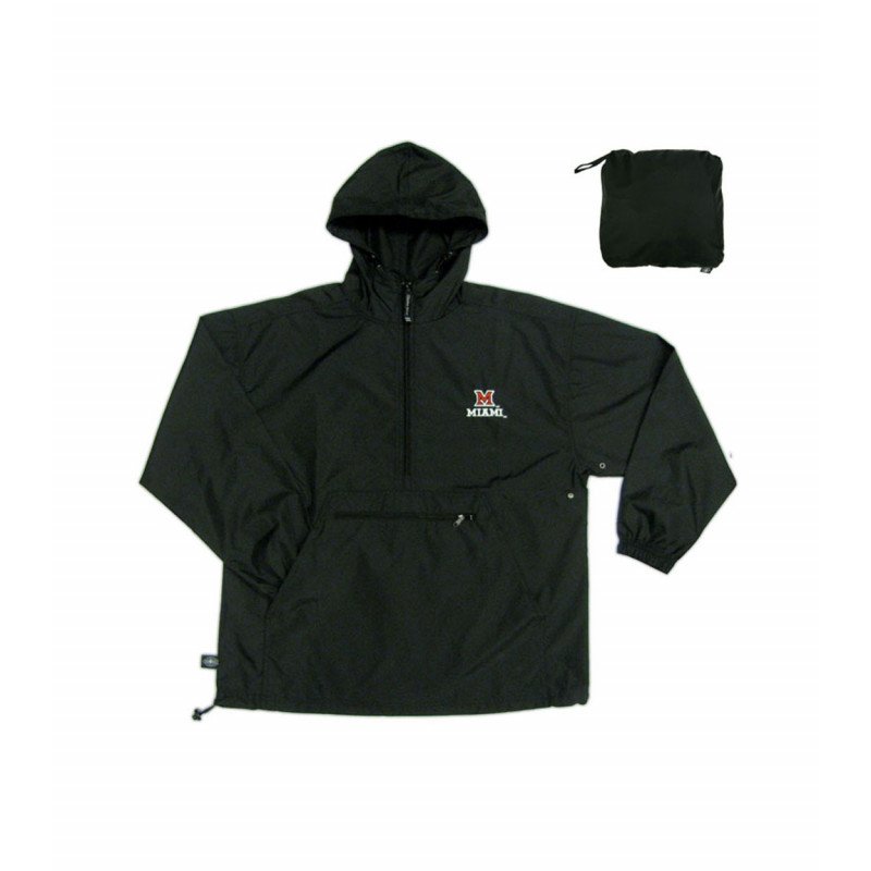 Miami RedHawks Pack-n-Go Windbreaker