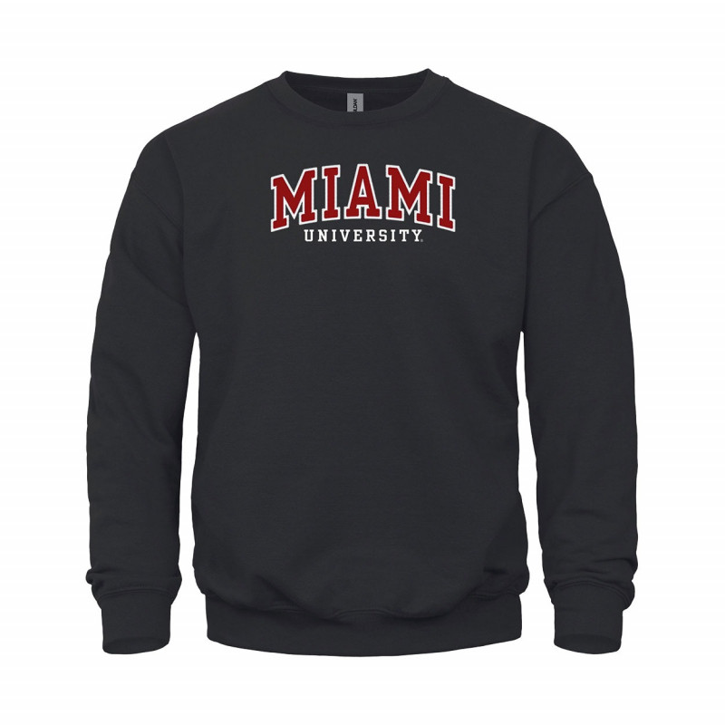 Miami University Tackle Twill Applique and Embroidered Crew