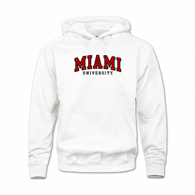 Miami University Tackle Twill/Embroidered Hoodie