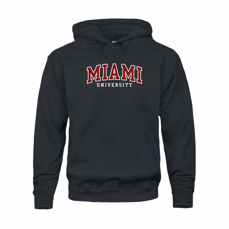 Miami University Tackle Twill/Embroidered Hoodie