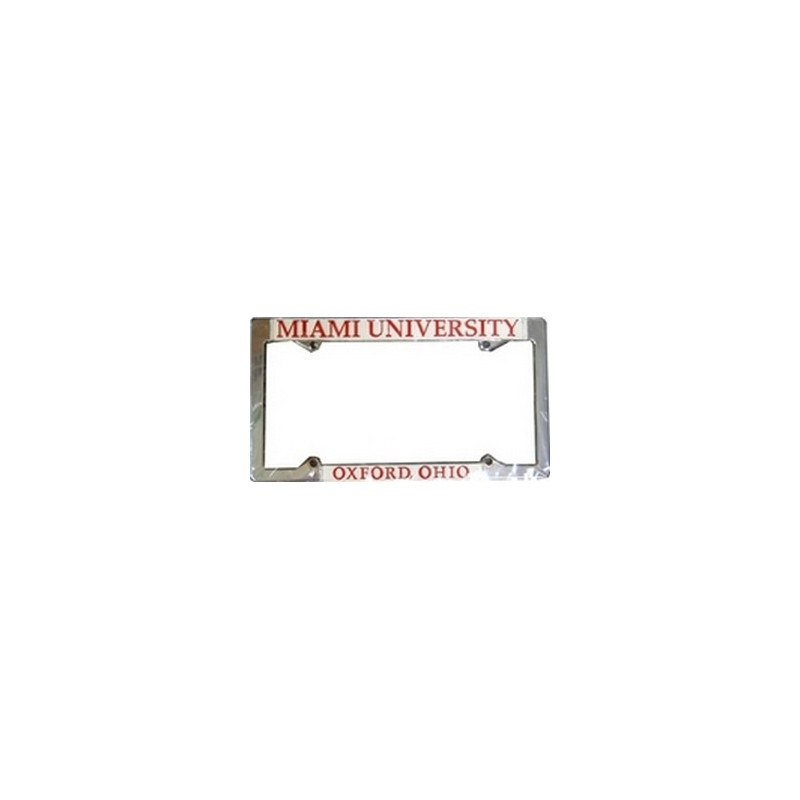 Miami University license plate frame