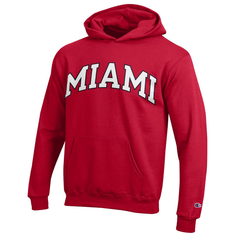Miami University Youth's Arched Logo Hoodie