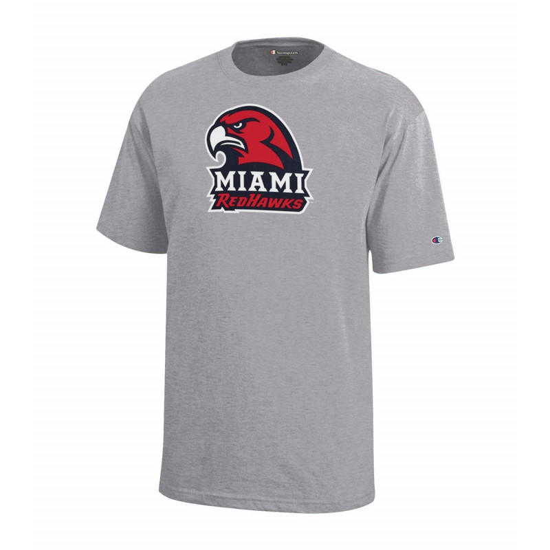 Miami Redhawks Youth Hawkhead Tee