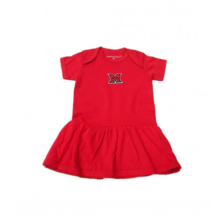 Red Miami University Bodysuit Dress