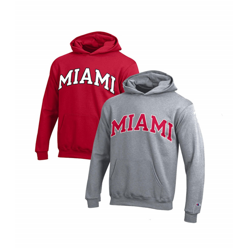 Miami University Youth's Arched Logo Hoodie