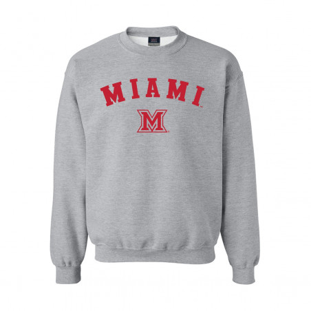 Miami RedHawks Sport Gray Everyday Value Crew