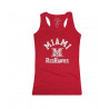 League Miami Redhawks Vintage Red Racerback Tank