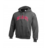 Grey Miami University Full-Zip Hoodie