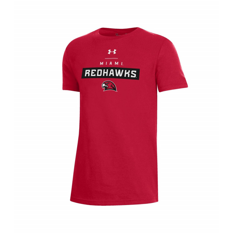 Youth Under Armour Miami University RedHawks Tee