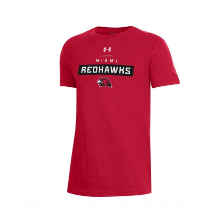 Youth Under Armour Miami University RedHawks Tee