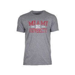 Miami University Est. 1809 Grey Tee