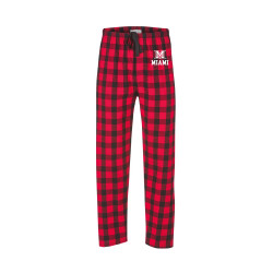 Boxercraft Miami Flannel Pajama Pants, Red & Black