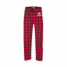 Boxercraft Miami Flannel Pajama Pants, Red & Black
