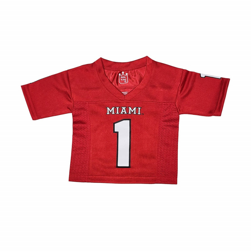Little King Miami Youth Football Jersey, Red