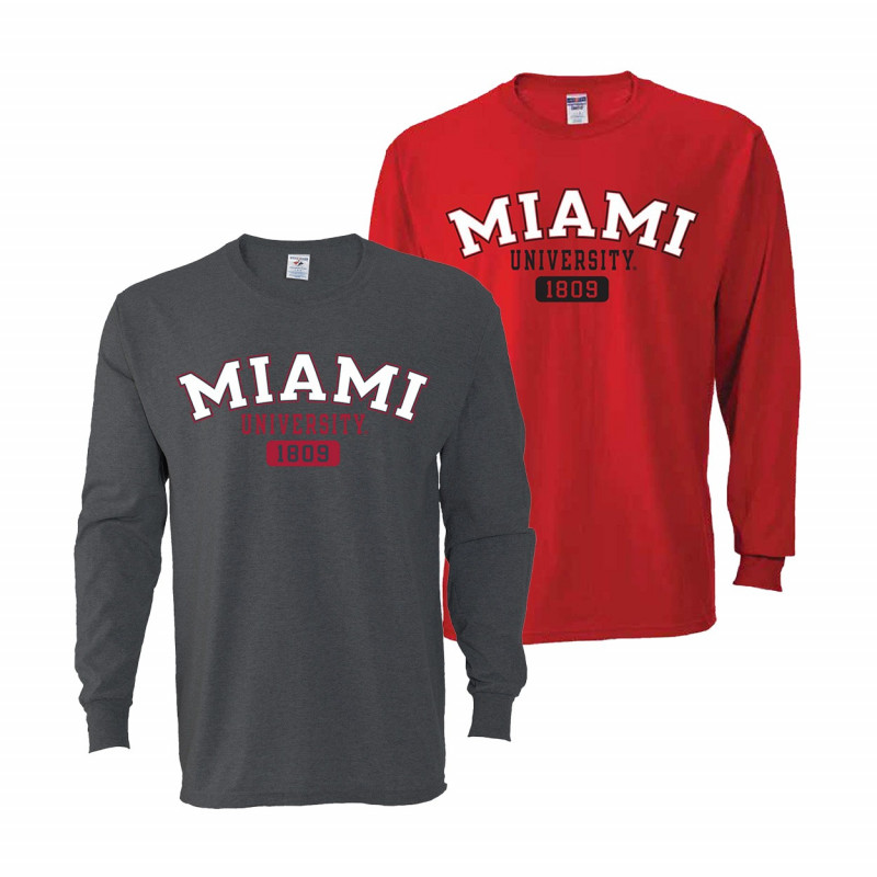 Miami RedHawks 1809 Long Sleeve