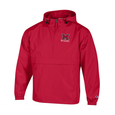 Champion Miami University Red Packable Jacket