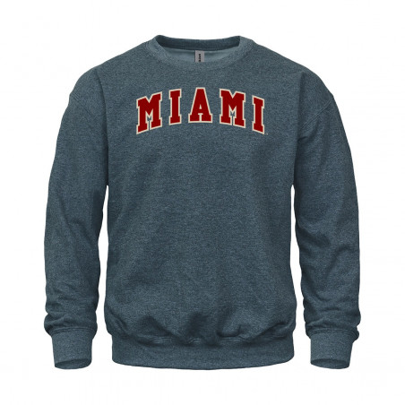 Miami University Arched Miami Crew, Charcoal
