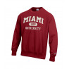 Champion Miami University Red Reverse Weave Crew