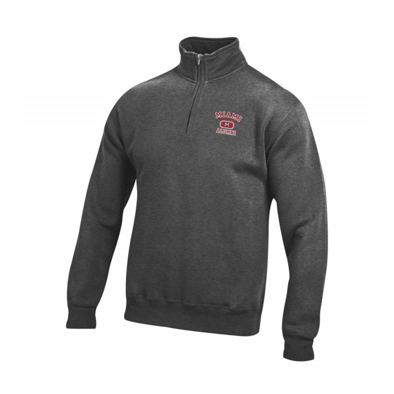 Miami University Alumni Gray Fleece 1/4 Zip
