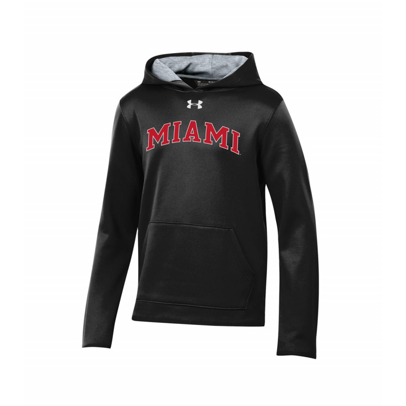 Youth Under Armour Miami University Fleece Hood