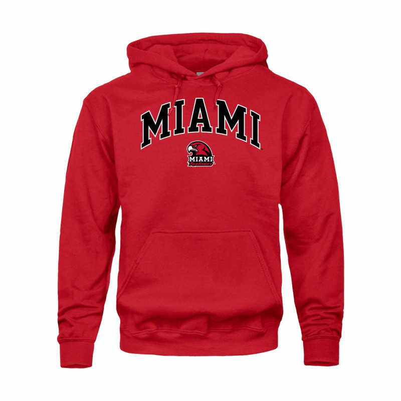 Miami University Hooded Sweatshirt w/ RedHawk