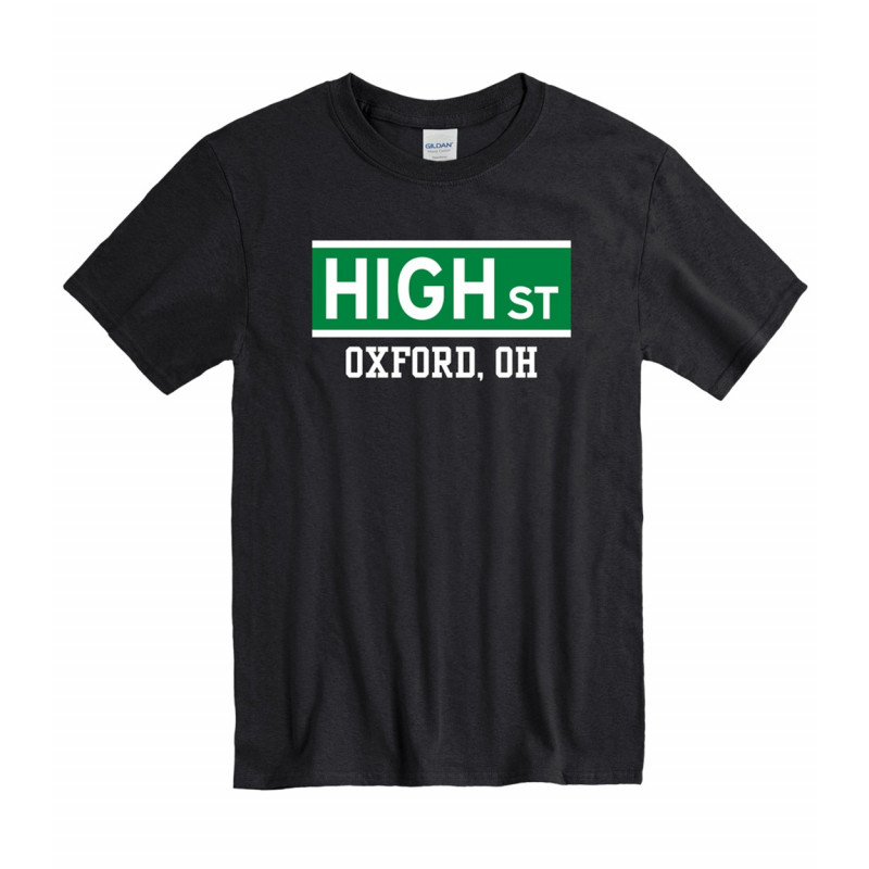 High St. Black Short Sleeve Tee
