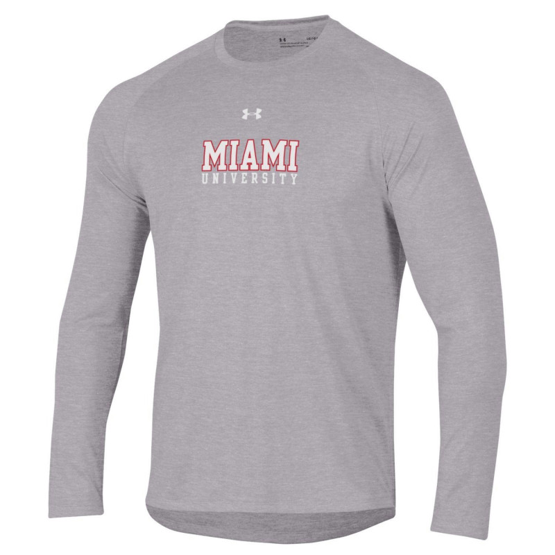 Under Armour Grey Miami Long Sleeve Tee