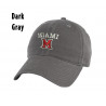 Miami Arched Over M Adjustable Hats