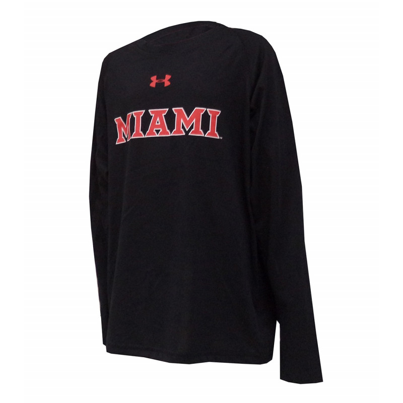 Youth Under Armour Black Long Sleeve Tee
