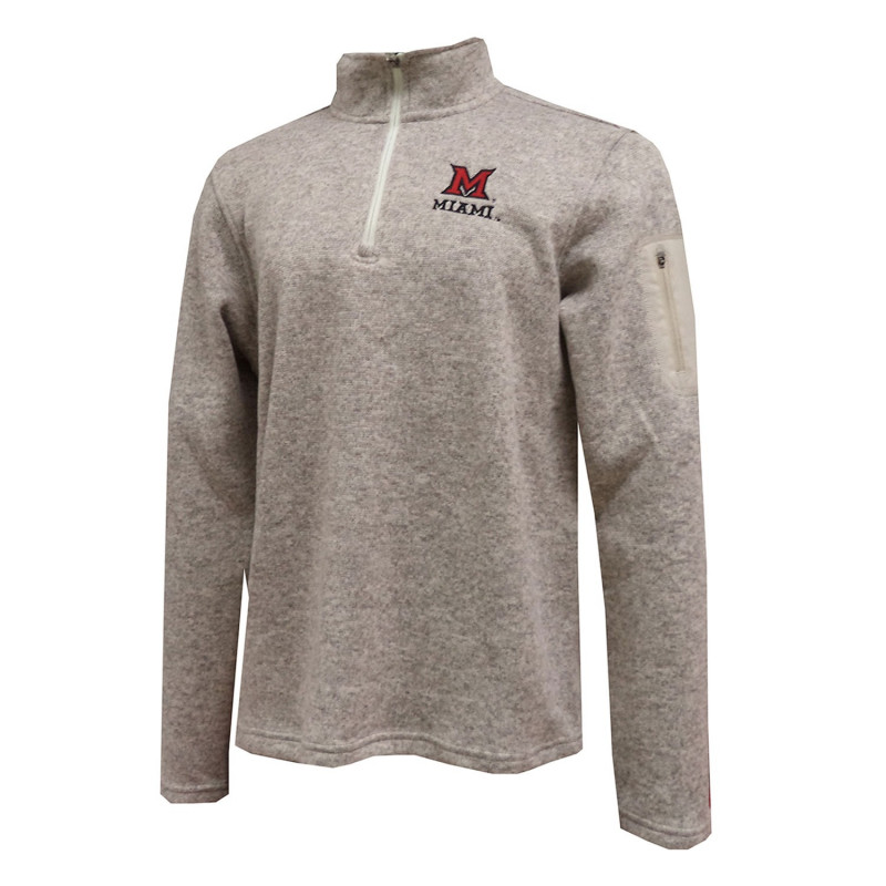 Miami University Oatmeal 1/4 Zip