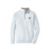 Peter Millar Light Grey Poly 1/4 Zip