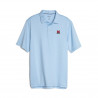 Johnnie-O Miami Block M Logo Lyndon Polo, Blue