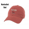 Miami Arched Over M Adjustable Hats