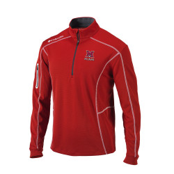 Columbia Red Miami Shotgun 1/4 Zip