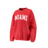 Women's Miami Arch Red Corded Sweatshirt