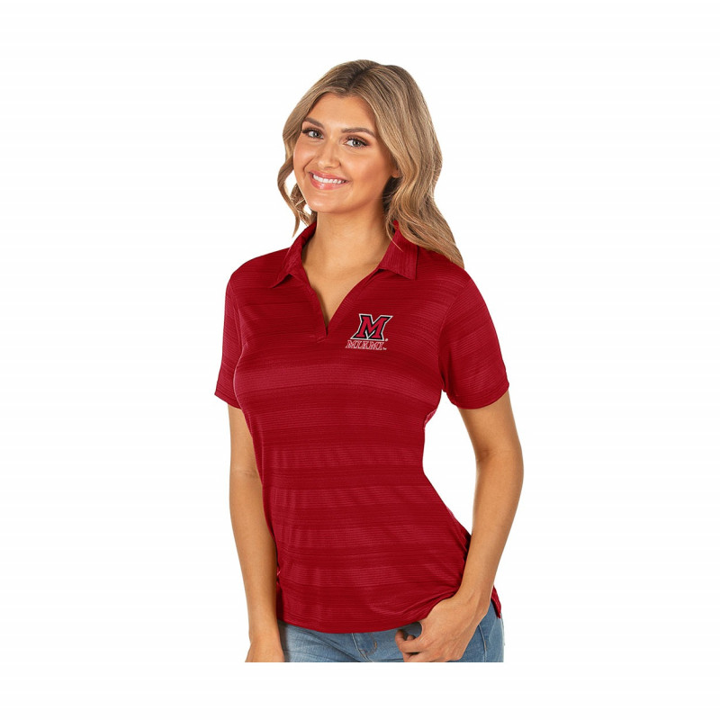 Antigua Miami Womens Red Compass Polo