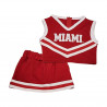 Little King Miami Youth 2pc Cheer Dress, Red