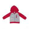 Champion Miami Infant Raglan Full-Zip Hood, Gray/Red