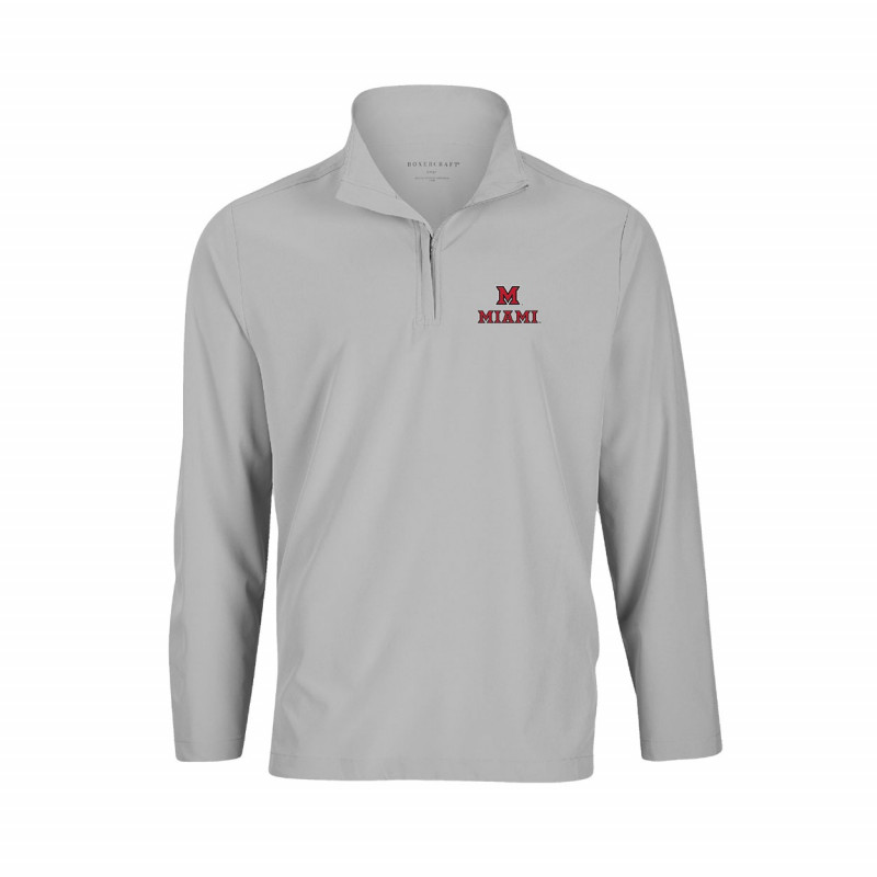 Boxercraft Grey Miami Woven 1/4 Zip