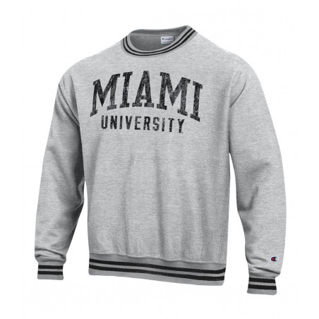 Champion Miami University Reverse Weave Ringer Crew