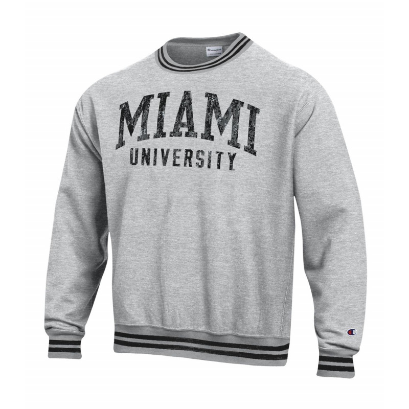Champion Miami University Reverse Weave Ringer Crew