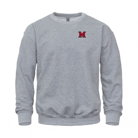 Miami University Crew w/ Block M Logo, Gray