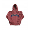 Crimson Arched Miami Hooded Sweatshirt