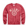 Miami University Faux Seal Heather Red Sweatshirt