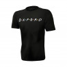 Oxford "Friends-style" Short Sleeve Tee, Black