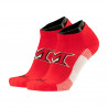TCK Miami Performance No-Show Socks, Red & White