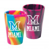 Spirit Miami Silicone Shot Glass, Tye Dye Rainbow or Purple