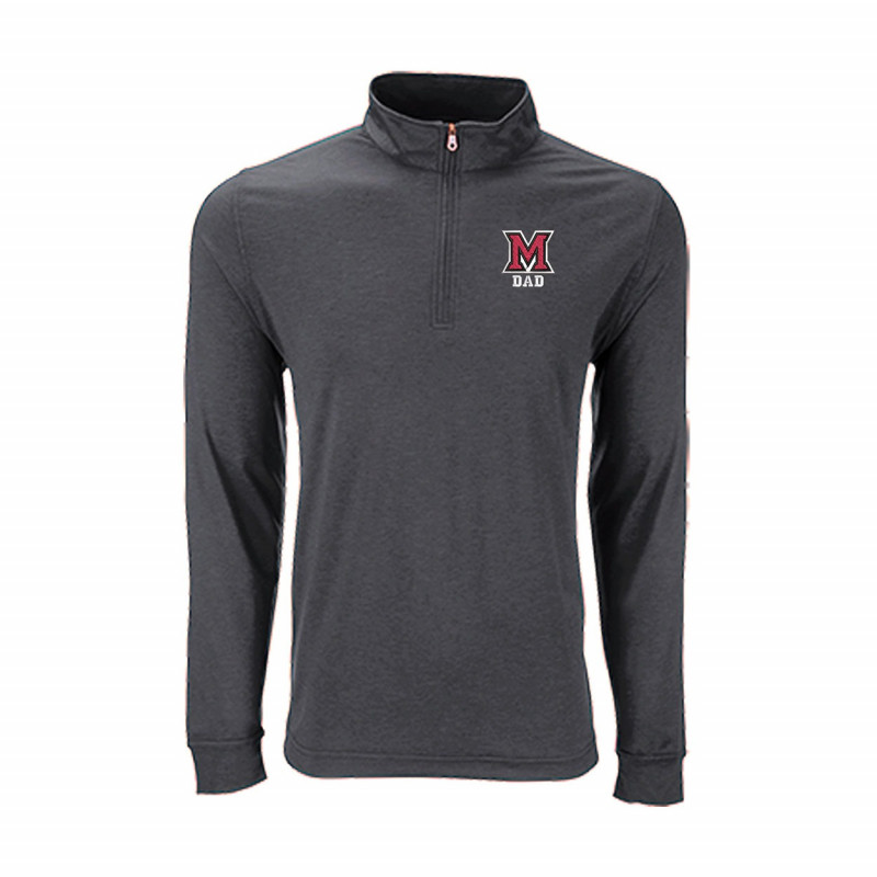 Vantage Miami Grey Dad Poly 1/4 Zip