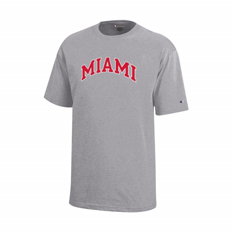 Champion Miami Youth Short Sleeve Tee, Gray