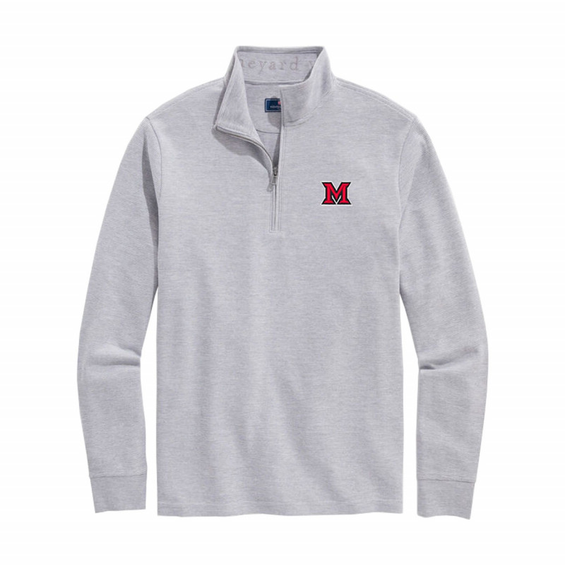 Vineyard Vines Miami Saltwater Granite 1/4 Zip
